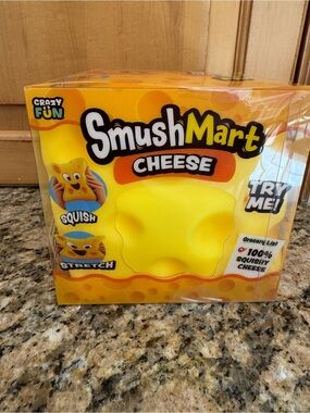 Cheese Squishy Toy - Yellow RMS